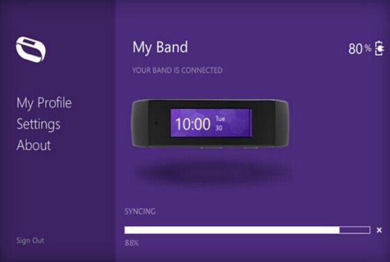 微軟官網(wǎng)曝光Microsoft Band：或成健身利器